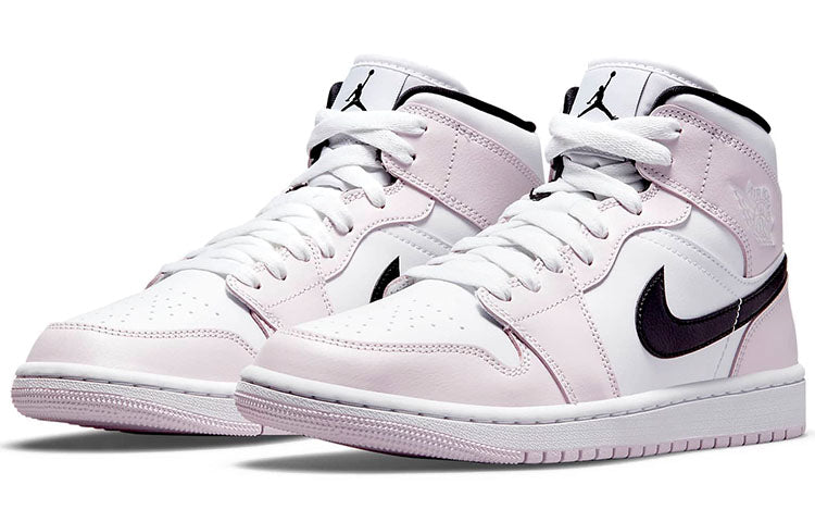 Womens WMNS Air Jordan 1 MId Barely Rose BQ6472-500