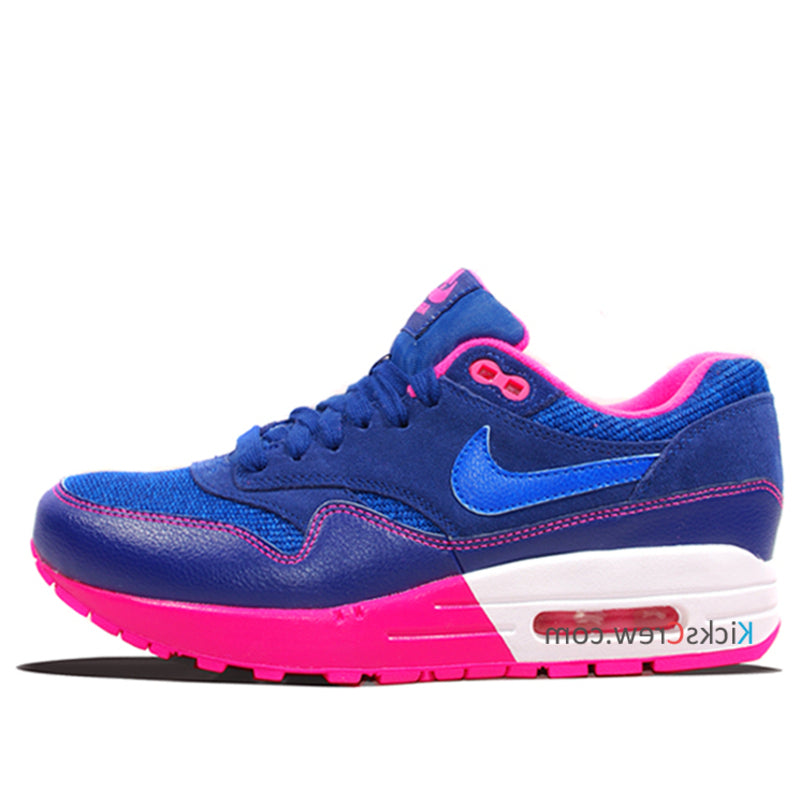 Nike Womens Air Max 1 Game Royal Pink Flash 319986-403 KICKSOVER