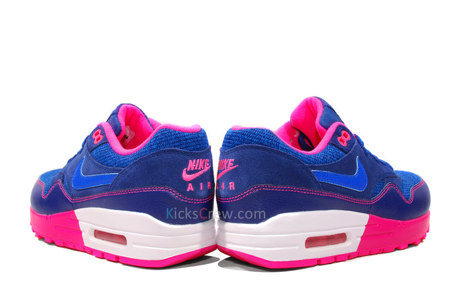 Nike Womens Air Max 1 Game Royal Pink Flash 319986-403 KICKSOVER