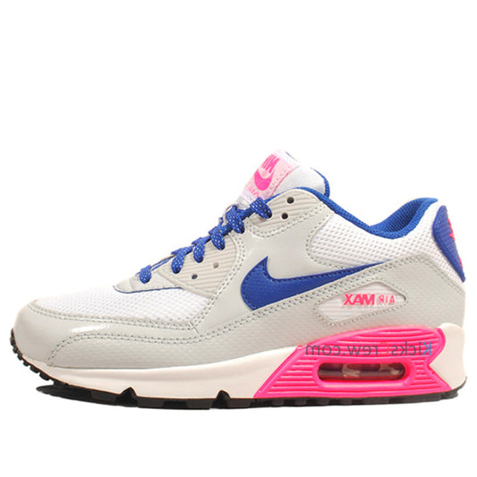 Nike Air Max 90 GS White Hyper Blue Pink 345017-116 KICKSOVER
