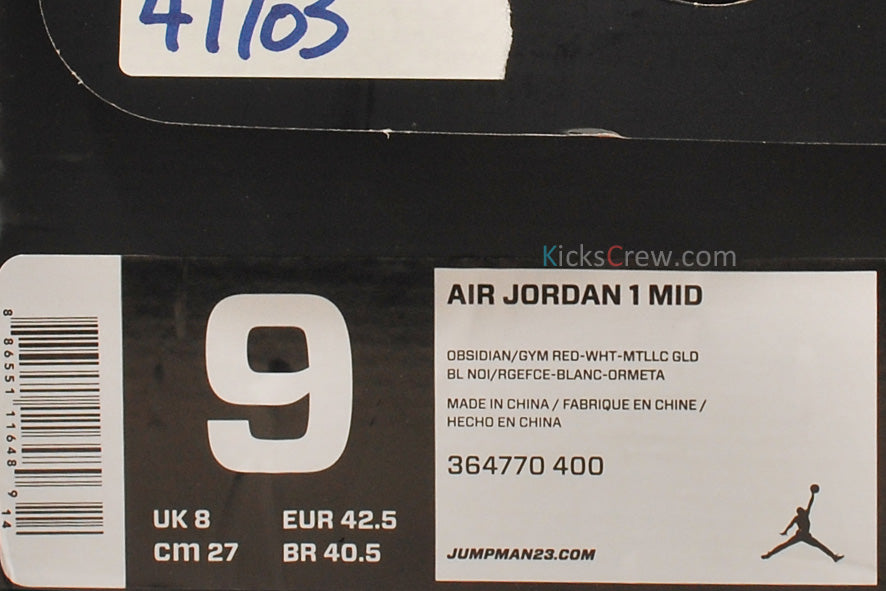 Air Jordan 1 Mid USA USA 364770-400