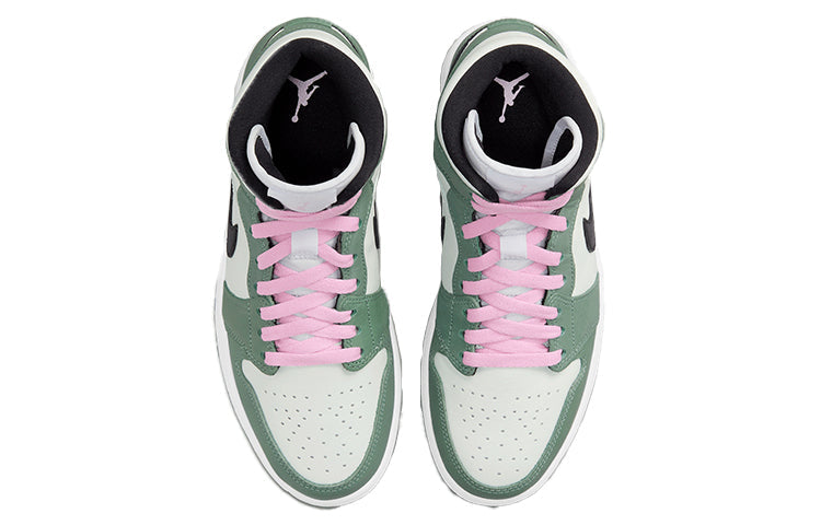 Womens WMNS Air Jordan 1 Mid SE 'Dutch Green' Dutch Green (W) CZ0774-300