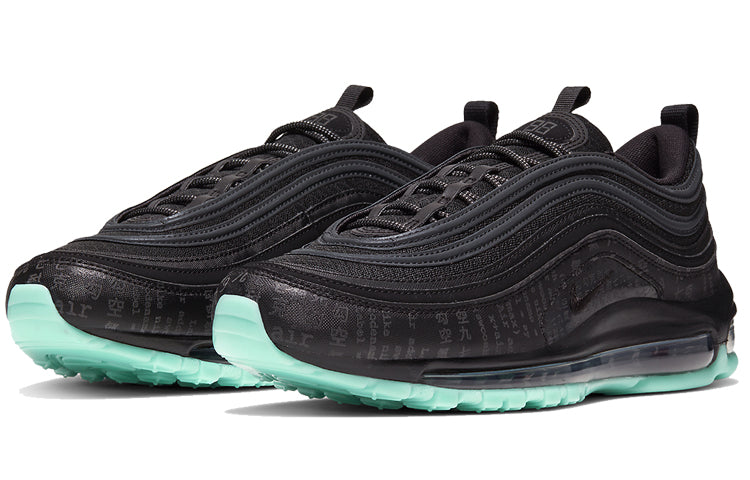 Nike Air Max 97 'Matrix' Black/Black/Green Glow 921826-017 KICKSOVER