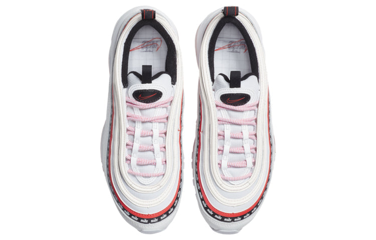 Nike Air Max 97 GS 'Script Swoosh' White/Habanero Red/Black CQ4817-100 KICKSOVER