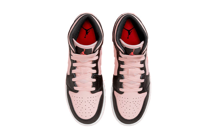 Air Jordan 1 Mid GS Pink Crimson 554725-604