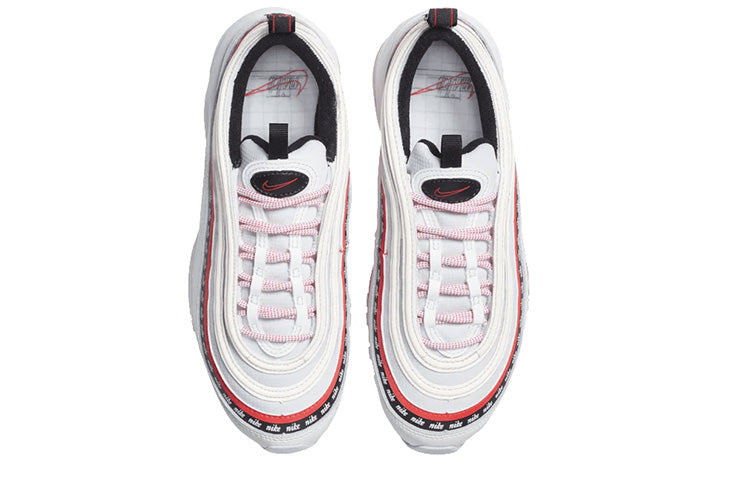 Nike Air Max 97 GS 'Script Swoosh White/Red/Black BQ4817-100 KICKSOVER