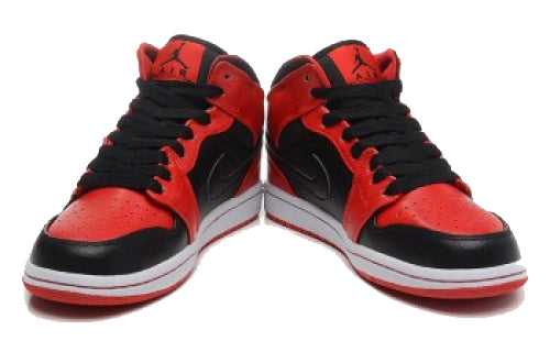 Air Jordan 1 Mid Black Gym Red 554724-005