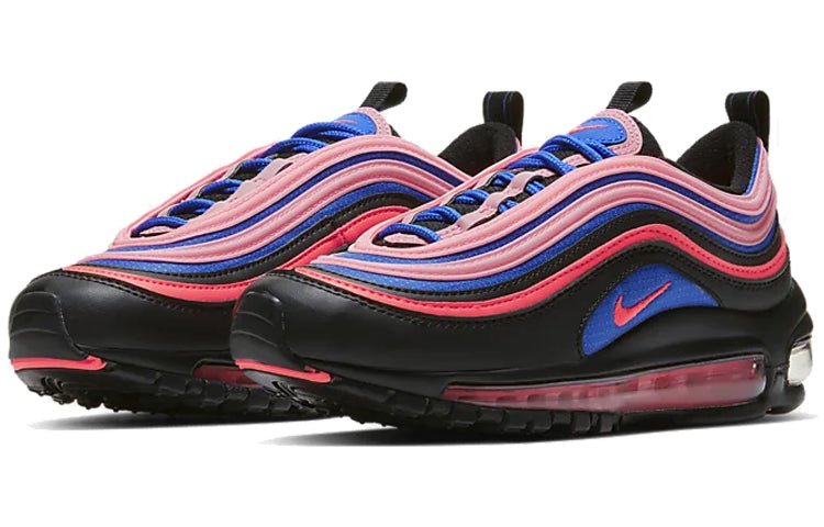 Nike Air Max 97 GS 'Black Multi' Black/Flash Crimson/Racer Blue CT1578-001 KICKSOVER