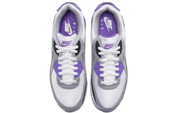 Nike Air Max 90 White Grey Purple CD0881-104 KICKSOVER