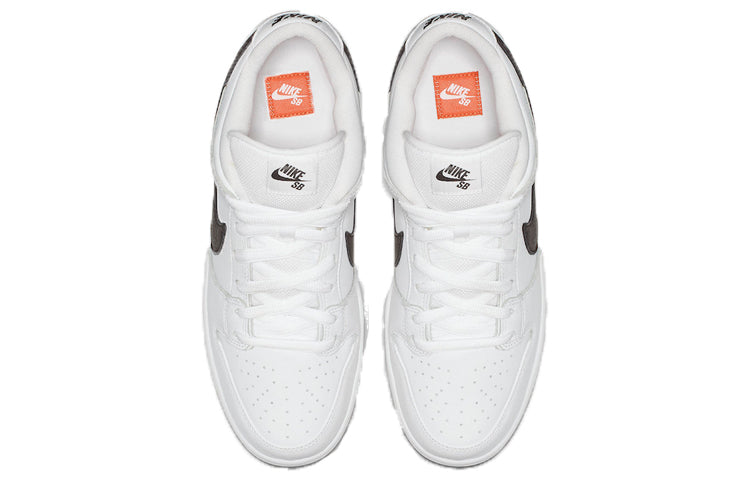 Nike SB Skateboard Dunk Low Pro ISO Orange Label - White CD2563-100 sneakmarks