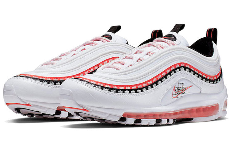 Nike Air Max 97 'Script Swoosh' White/Black/University Red CK9397-100 KICKSOVER