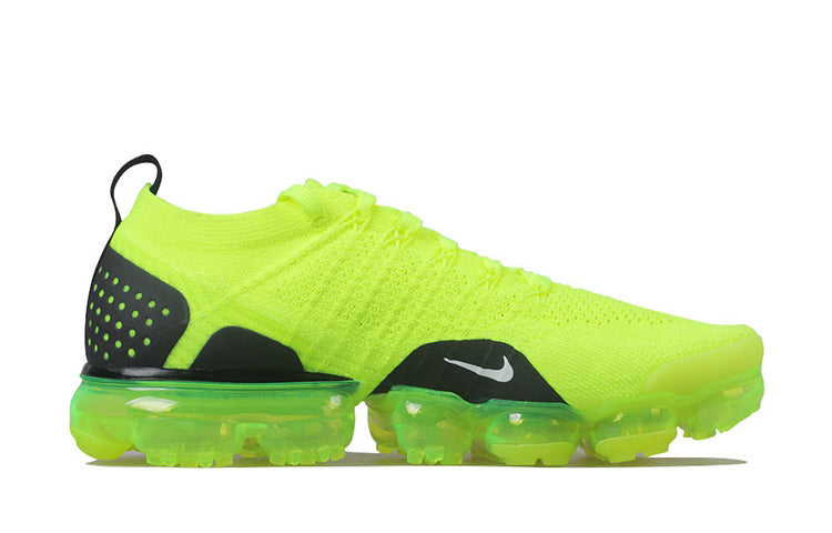 Nike Air VaporMax Flyknit 2 Volt Volt/White-Black 942842-700 KICKSOVER