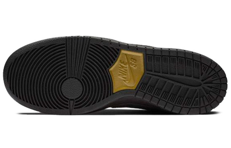 Nike Zoom Dunk High SB Skateboard Pro Deconstructed Premium Peat Moss Black-Velvet Brown-Peat Moss AR7620-002 sneakmarks