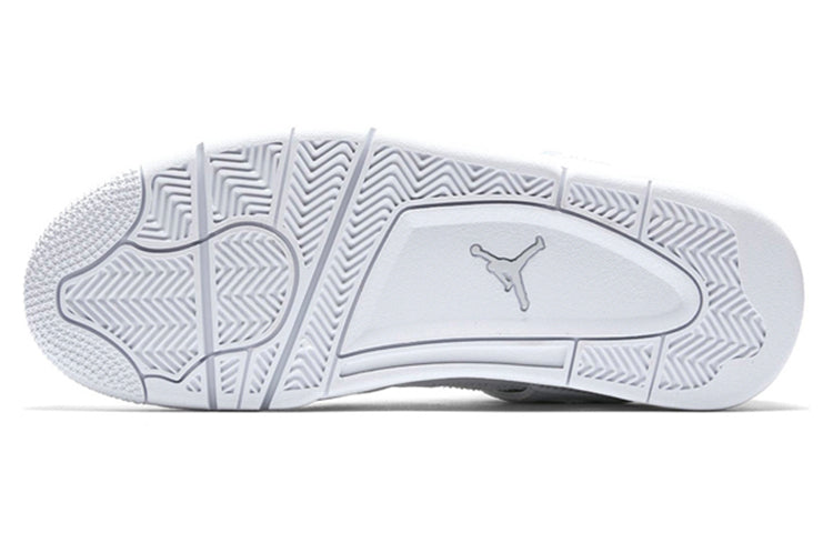 Air Jordan 4 Retro 'Pure $' White/Metallic Silver 308497-102