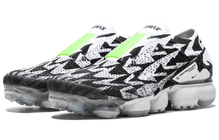 Nike Air VaporMax FK Moc 2 NikeLab x Acronym -White Black AQ0996-001 KICKSOVER