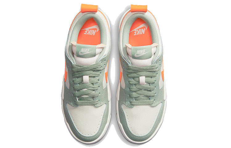 Nike Womens WMNS Dunk Low Disrupt 'Sea Glass Crimson' Sea Glass/Hyper Crimson/Steam/Sail DJ3077-001 sneakmarks