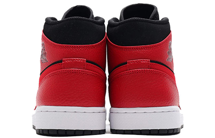 Air Jordan 1 Mid Black Gym Red 554724-054