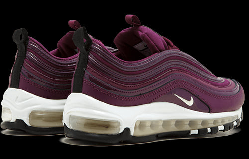 Nike Womens Air Max 97 PRM BORDEAUX/MUSLIN-Black 917646-601 KICKSOVER