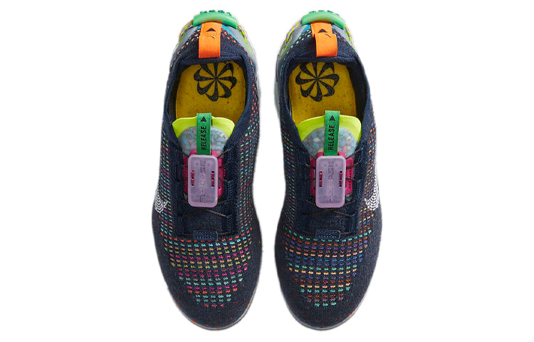 Nike Womens Air Vapormax 2020 Flyknit Deep Royal Blue Multi CJ6741-400 KICKSOVER