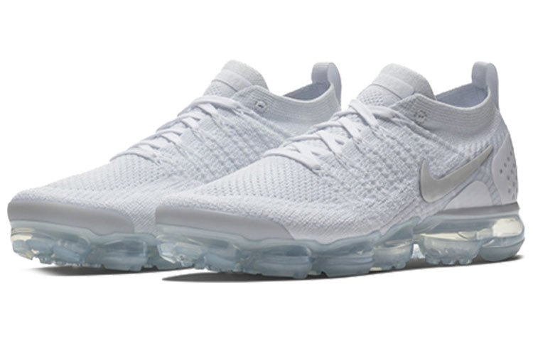 Nike Air VaporMax Flyknit 2 White Vast Grey 942842-105 KICKSOVER