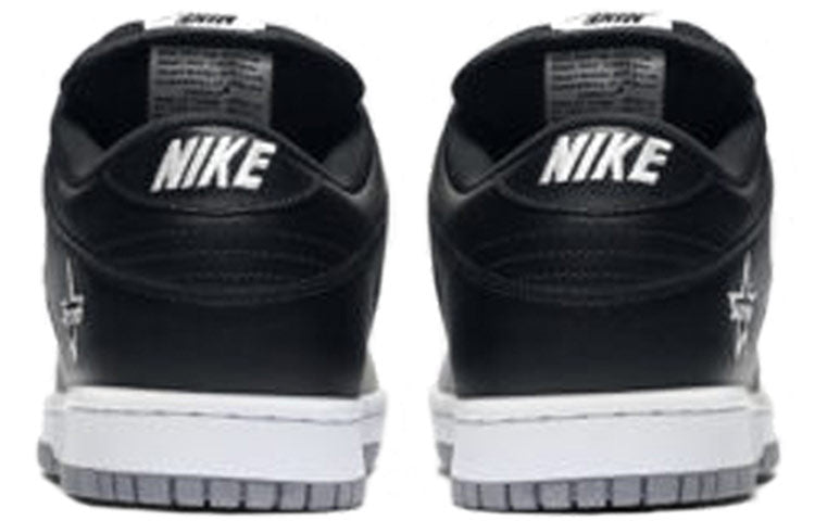 Nike SB Skateboard Dunk Low Supreme - Black Silver CK3480-001 sneakmarks