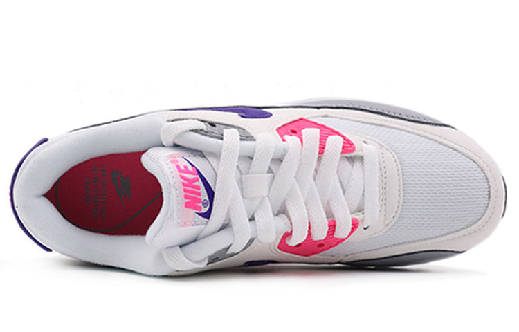 Nike Womens Air Max 90 White Court Purple 325213-136 KICKSOVER