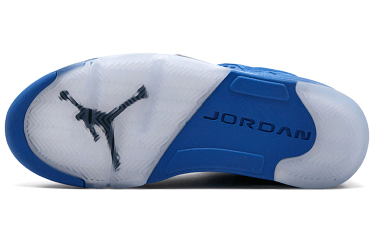 Air Jordan 5 Retro Flight Suit - Blue Suede 136027-401