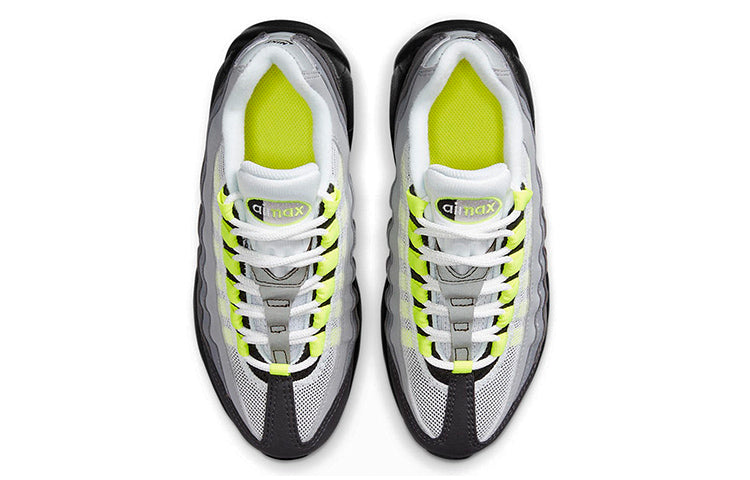 Nike Air Max 95 OG GS 'Neon' 2020 Black/Neon Yellow/Light Graphite CZ0910-001 sneakmarks