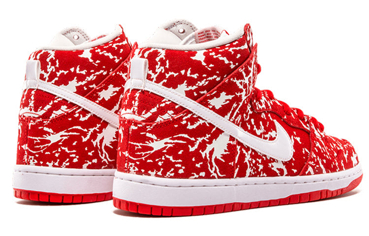 Nike SB Skateboard Dunk High PRM 'Raw Meat' Challenge Red/Challenge Red/White/White 313171-616 sneakmarks