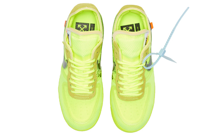 Nike The 10 Air Force 1 Low Nike x OFF-White - Volt AO4606-700 sneakmarks