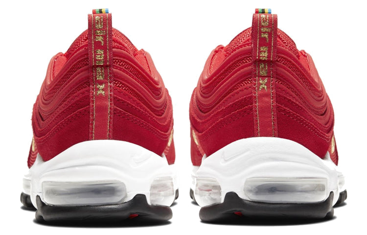 Nike Air Max 97 QS 'Olympic Rings - Red' Challenge Red/Metallic Gold CI3708-600 KICKSOVER