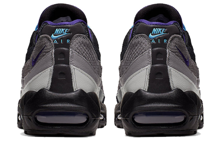 Nike Air Max 95 'Black Grape' Black/Court Purple-Teal Nebula AO2450-002 sneakmarks