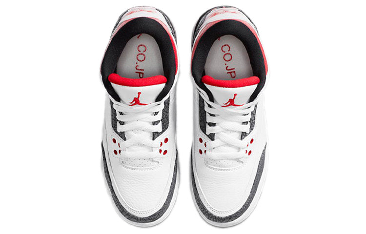 Air Jordan 3 SE-T GS 'Fire Red' Japan Exclusive White/Fire Red/Black DB4169-100