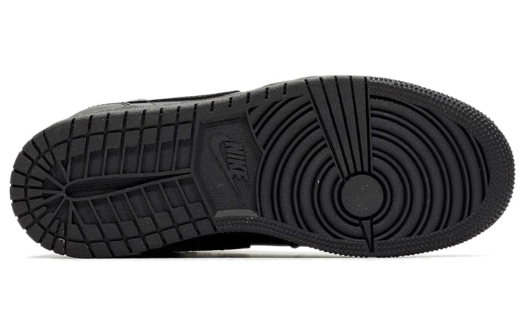 Air Jordan 1 Mid 'Deep Black' Black/Black/Black 554725-090
