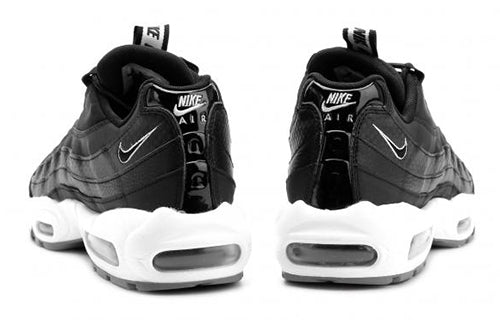 Nike Air Max 95 SE 'Pull Tab' Black/White/Cool Grey/Black AQ4129-002 sneakmarks