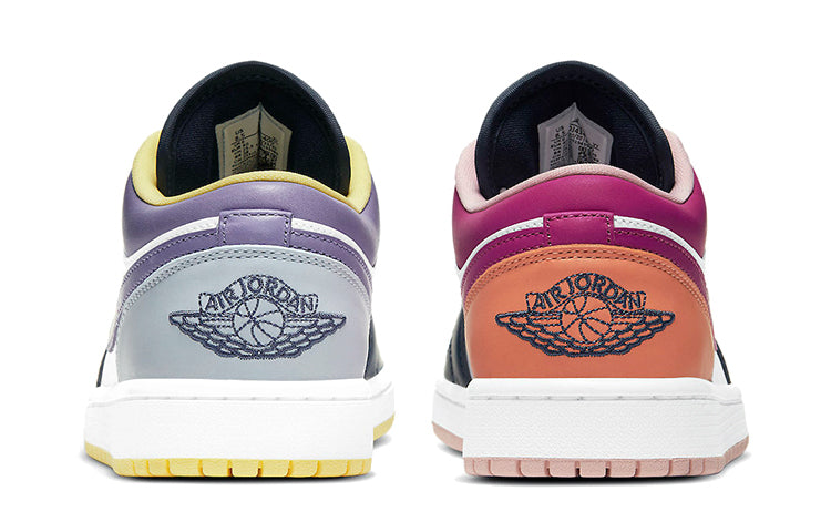 Womens WMNS Air Jordan 1 Low SE Mismatched - Purple Magenta DJ4342-400