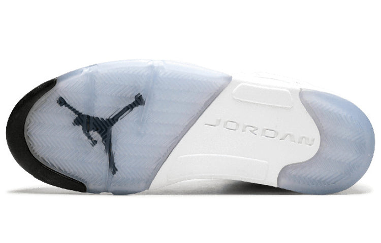Air Jordan 5 Retro White Metallic Silver 136027-130