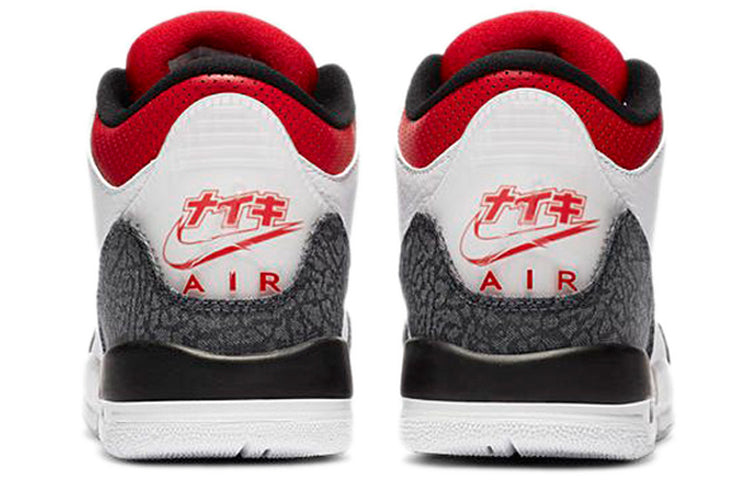 Air Jordan 3 SE-T GS 'Fire Red' Japan Exclusive White/Fire Red/Black DB4169-100