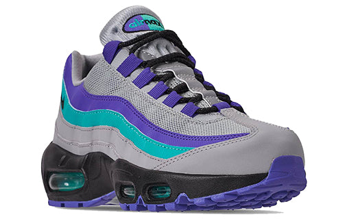 Nike Air Max 95 'Aqua' Wolf Grey/Black-Indigo Burst-Hyper Jade AT2865-001 sneakmarks