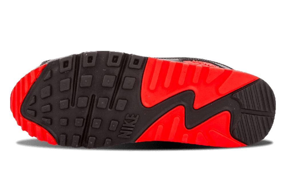 Nike Air Max 90 Premium Mesh'Infrared' GS White/Cool Grey-Natural Grey-Black 724882-100 KICKSOVER