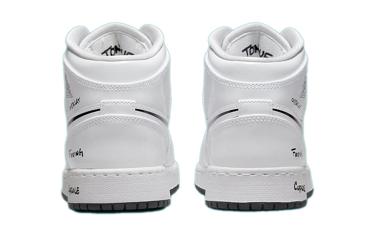 Air Jordan 1 Mid Sneaker School (GS) DQ1864-100