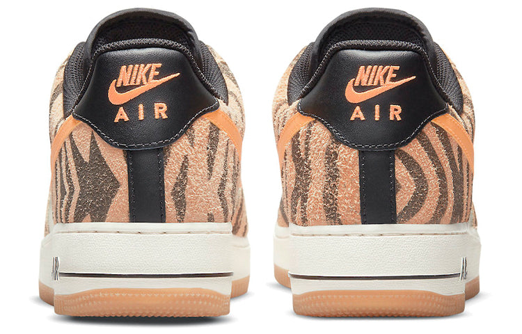 Nike Air Force 1 Low Premium 'Daktari Stripes' Coconut Milk/Atomic Orange/Fuel Orange DJ6192-100 KICKSOVER