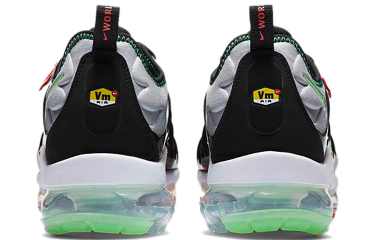 Nike Air VaporMax Plus 'Worldwide Pack' Black/Flash Crimson/Metallic Silver/Green Strike CZ7904-001 KICKSOVER