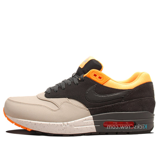 Nike Air Max 1 PRM Pale Grey Laser Orange 512033-008 KICKSOVER