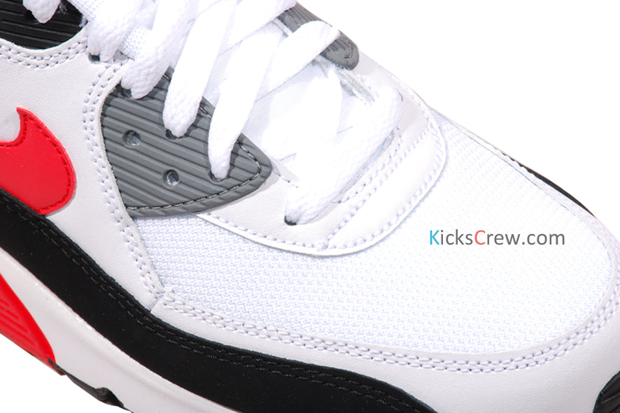 Nike Air Max 90 Essential White Challenge Red Black 537384-112 KICKSOVER