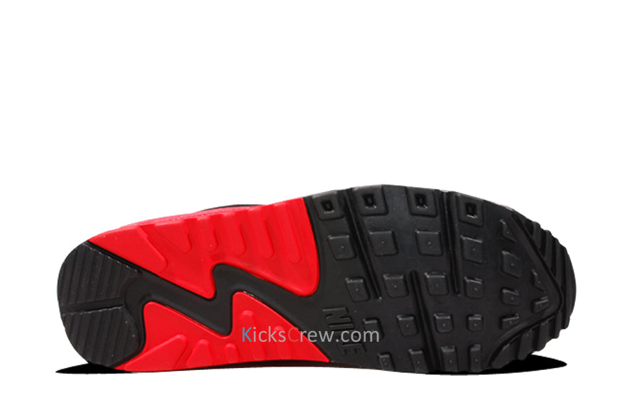 Nike Air Max 90 Essential White Challenge Red Black 537384-112 KICKSOVER