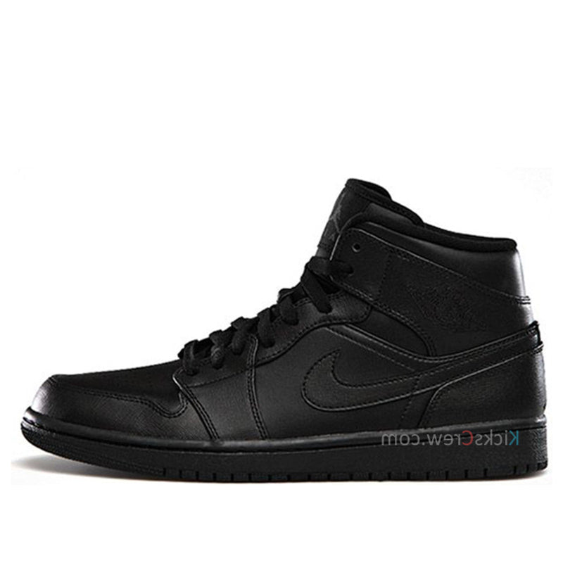 Air Jordan 1 Mid Black 554724-010 â TELATAPA