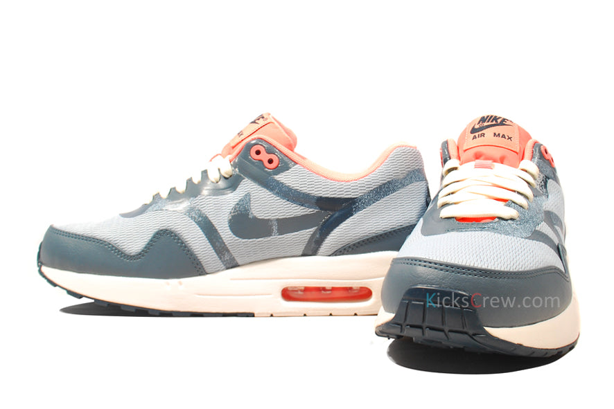 Nike Womens Air Max 1 CMFT PRM Tape Camo - Light Armory Blue Pink Camo - Light Armory Blue Pink 599895-446 KICKSOVER