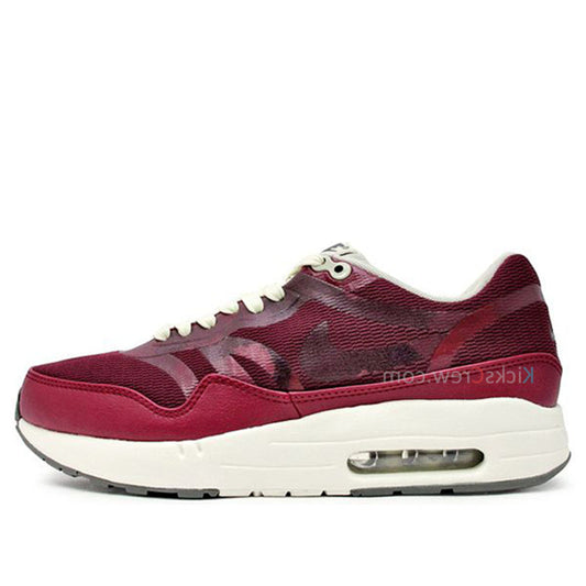 Nike Womens Air Max 1 Tape CherryWood Red 599895-660 KICKSOVER