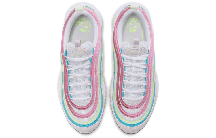 Nike Womens Air Max 97 'Easter' White/Barely Volt/Platinum Tint CW7017-100 KICKSOVER